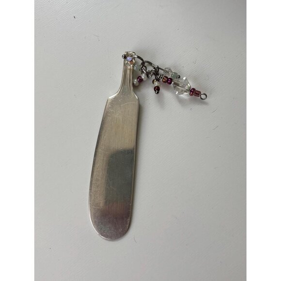 Upcycled Silverware Feather Pendant Necklace: Bohemian Flatware Jewelry - Picture 6 of 6